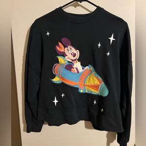 ⚡️ Disney Parks Play In The Park Minnie Mouse Astro Orbiter Sweatshirt Size S